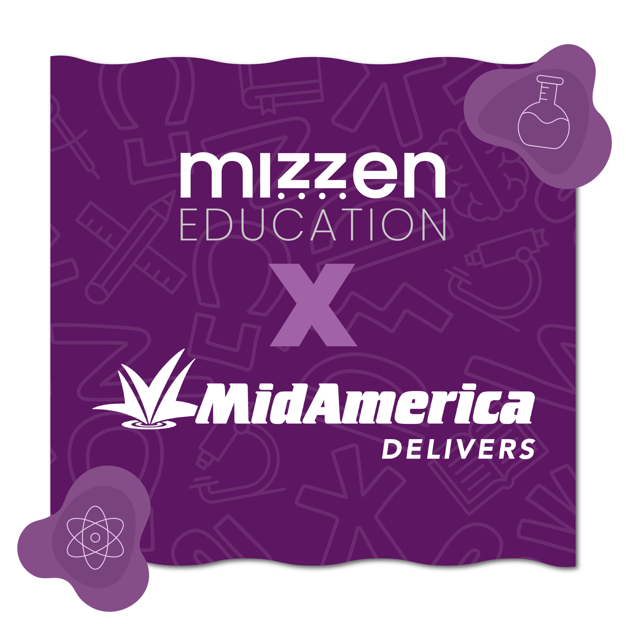 The logos of Mizzen Education and MidAmerica Industrial Park. The logos of Mizzen Education and MidAmerica Industrial Park.